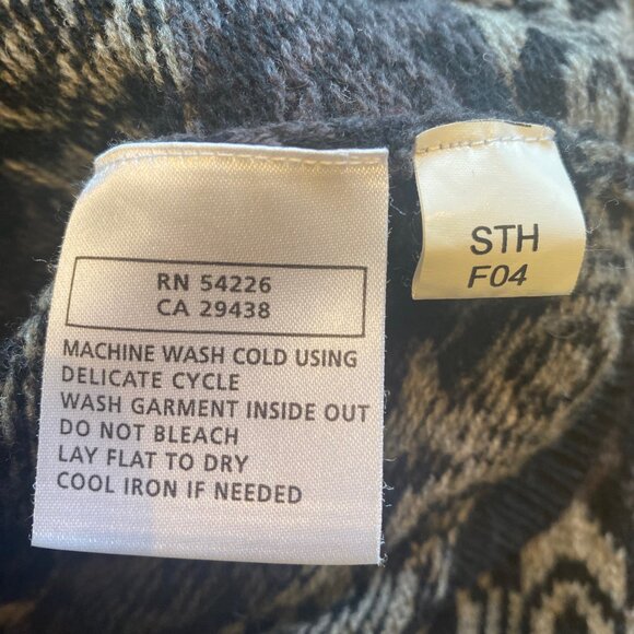 Royal Robbins Washable Wool Size Medium Women’s Patterned Sweater - Picture 4 of 4